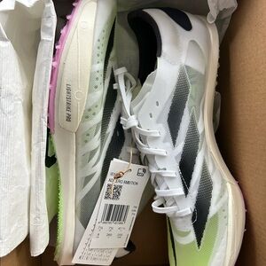 Adidas Adizero Lightstrike Pro Ambition Shoes - White, Pink, Green (7.5 men’s)